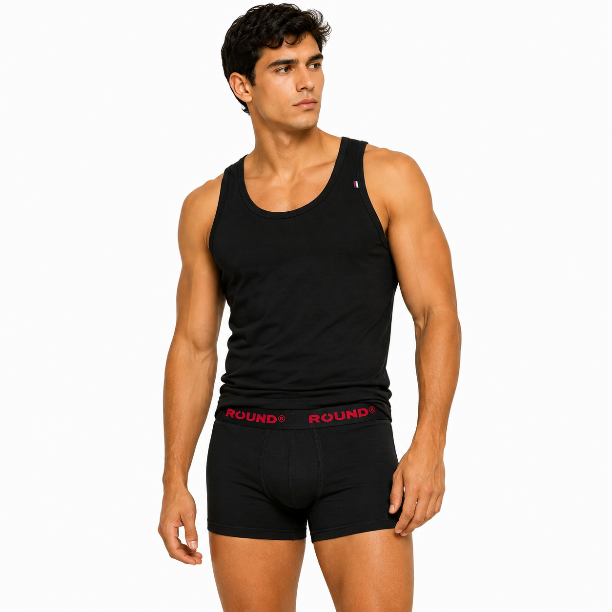اسود Men's Boxer Set - Image 1